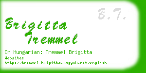 brigitta tremmel business card